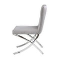 thumbnail image 2 of Acme Daire Side Chair Set of 2 in PU and Chrome, 2 of 5