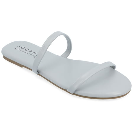 

Journee Collection Womens Adyrae Tru Comfort Foam Slide Flat Sandals
