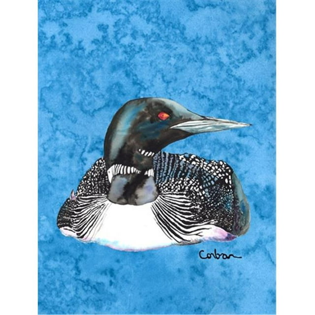 Loon Drapeau en Toile - Taille Maison, 28 x 40 Po.