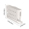 thumbnail image 3 of Leodye 1PCS Rolling Slide Egg Storage Box, Fridge Side Door Organizer, Special Fresh-Keeping Container for Eggs -12.60×7.09×2.76in, 3 of 6