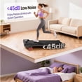 thumbnail image 3 of Evitormill Incline Walking Pad, 4 in 1 Under Desk Treadmill with Remote Control and LED Display, Compact Treadmill for Home & Office, Black, 3 of 10