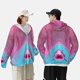 thumbnail image 4 of Fotbe Pink Shark Pool Fantasy Chaqueta con Protección Solar UPF 50+ para Hombre y Mujer, Camisa con Capucha y Bolsillos-3X-Large, 4 of 7