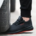 thumbnail image 1 of DPTALR Bottes pour Hommes Loisirs à Embout d'Acier Chaussures de Travail Espadrilles à la Cheville Chaussures de Randonnée, 1 of 9