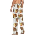 thumbnail image 5 of HPINK-T Thanksgiving Turkey Pajama Pants for Men Pajama Bottoms Sleep Lounge Pjs Pantsc, 5 of 7