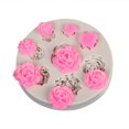 thumbnail image 1 of Silicona Con Forma De Flor 3D Para Decoración De Tartas, Moldes Para Fondant De Chocolate Y Azúcar De Gelatina De Silicona Yuarrent HA044594-02, 1 of 6