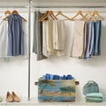 thumbnail image 5 of Fabric Storage Bins,Cube Organizer with Handles,14.2 x 10.2 x 8.3 inch,Outdoor Beach View, 5 of 8