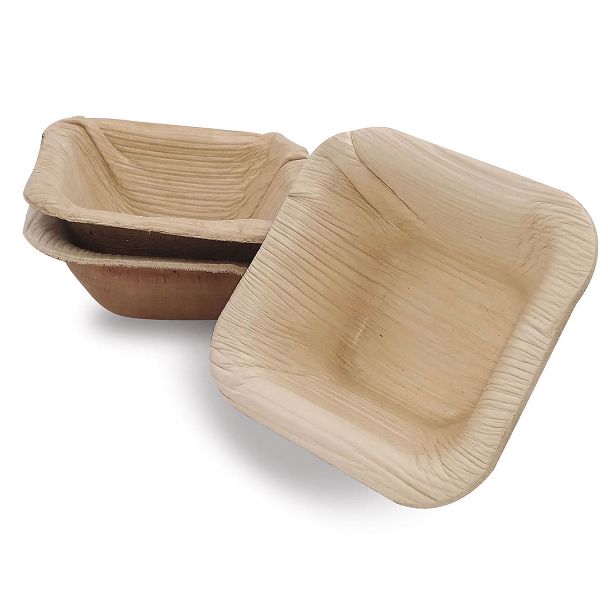 Dtocs Palm Leaf Dipping Bowl 2.5 Inch Square (100) EcoFriendly