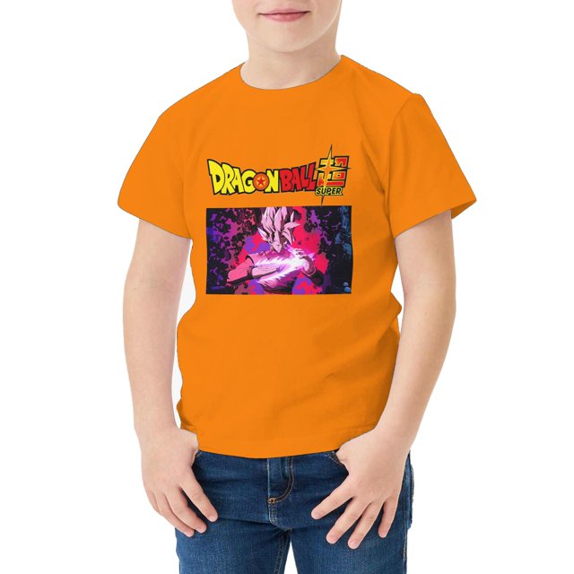 Camiseta Algodón de DBZ para niños
