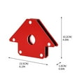 thumbnail image 3 of Heavy-Duty Welding Magnets, Strong Angle Magnets for Welding and Metalworking, Adjustable Magnetic Welding Clamps, 3 of 7