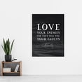 thumbnail image 2 of Slate Quote Benjamin Franklin Love Your Enemies Extra Large XL Wall Art Poster Print, 2 of 3