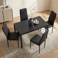 thumbnail image 1 of Comedor Negro Mesa y 4 Sillas Homemake Furniture, 1 of 6