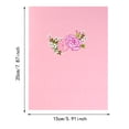 thumbnail image 3 of TIELUTT Up Valentine’s Card 3D Paper Bouquet Greeting Card with Note & Envelope Foldable Keepsake Card for Blank Note Cards for Kids Big Greeting Cards Small Envelopes with Cards Mini Cards Blank Wed, 3 of 4