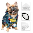 thumbnail image 4 of Bingfone Vehicles Cartoon With Funny Drivers Dog Clothes Hoodie, Pet Winter Coat,Puppy Sweatshirts For Small Dogs Boy Girl,Suitable For All Breeds-Medium, 4 of 9