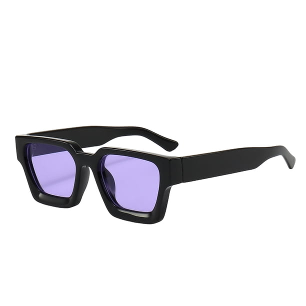 Gafas de sol cuadradas para hombre y mujer, gafas de sol rectangulares gruesas de moda, estilo de diseño.