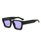 thumbnail image 1 of Gafas de sol cuadradas para hombre y mujer, gafas de sol rectangulares gruesas de moda, estilo de diseño., 1 of 4