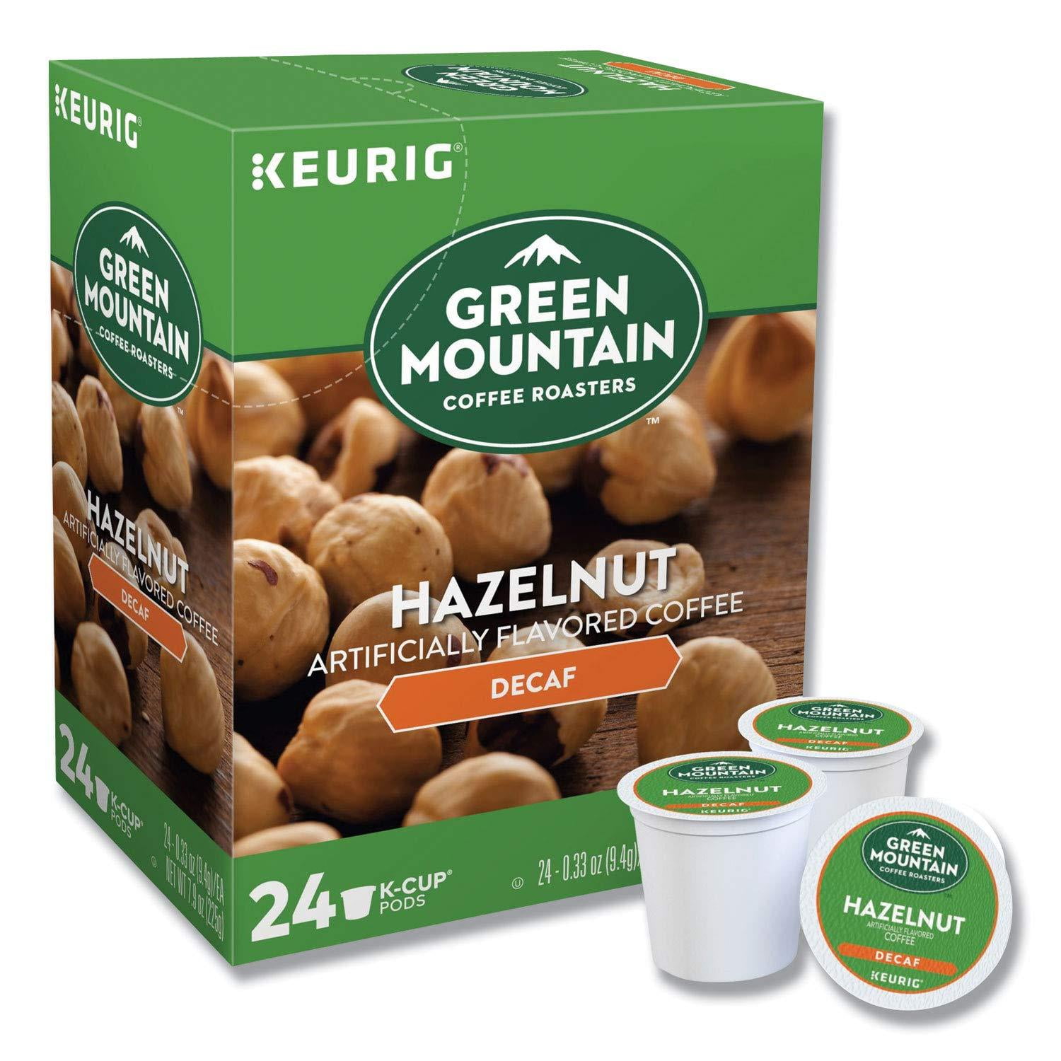 Green Mountain Coffee Hazelnut Decaf Coffee 24 Ct