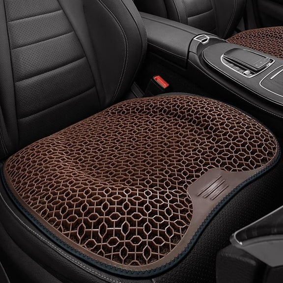 Summer Honeycomb Gel Ice Seat Cushion Pillow for Car and Office Chairs - Breathable Cooling Comfort, 18.11x18.11 Inch
