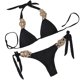 thumbnail image 1 of Conjunto de bikini sólido con estilo para mujer, traje de baño de dos piezas, traje de baño sólido, ropa de playa OAVQHLG3B Store  lin121212, 1 of 4