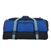 Protege 36-inch Jumbo Drop-Bottom Rolling Travel Duffel Bag with Telescopic Handle