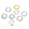 thumbnail image 2 of 8 Pcs Clip On Flower Crystal  Non Piercing Body Jewelry, 2 of 9