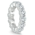 thumbnail image 2 of SZUL Women's AGS Certified Diamond Eternity Band in 14K White Gold (6 1/2 - 7 1/2 CTW), 2 of 4