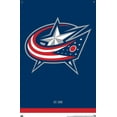 thumbnail image 4 of NHL Columbus Blue Jackets - Logo 21 Wall Poster with Pushpins, 22.375" x 34", 4 of 6