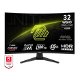 thumbnail image 1 of MSI 31,5 Pouces 2560 x 1440 (QHD) 180Hz 0,5ms (GTG) Incurvé Rapide VA Moniteur de Jeu Inclinable Réglable (MAG 325CQF), 1 of 5