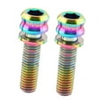 thumbnail image 3 of 2 tornillos de titanio para manillar de bicicleta M6, repuesto para bicicleta M6 19, 3 of 8