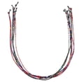 thumbnail image 2 of 6 Pcs Chaîne Porte-Lunettes Ronde Ethnique Verte Colorée Rouge Vin pour Femmes, 2 of 9