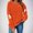 Orange, variant on YVNAURA Women’s Oversized Graphic Print Crewneck Sweatshirt Long Sleeve Loose Fit Casual Pullover Top Fall Spring Trendy Street Style Tee 1 Pack, Black,L