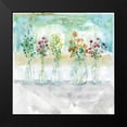 thumbnail image 2 of Robinson, Carol 15x15 Black Modern Framed Museum Art Print Titled - Color Wash Bouquet, 2 of 5