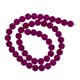 thumbnail image 2 of Joyería Pulida Opaca Redonda de 8m M Que Hace Los Granos Sueltos Coloridos - Fucsia Sunnimix Perlas sueltas Perlas espaciadoras, 2 of 8