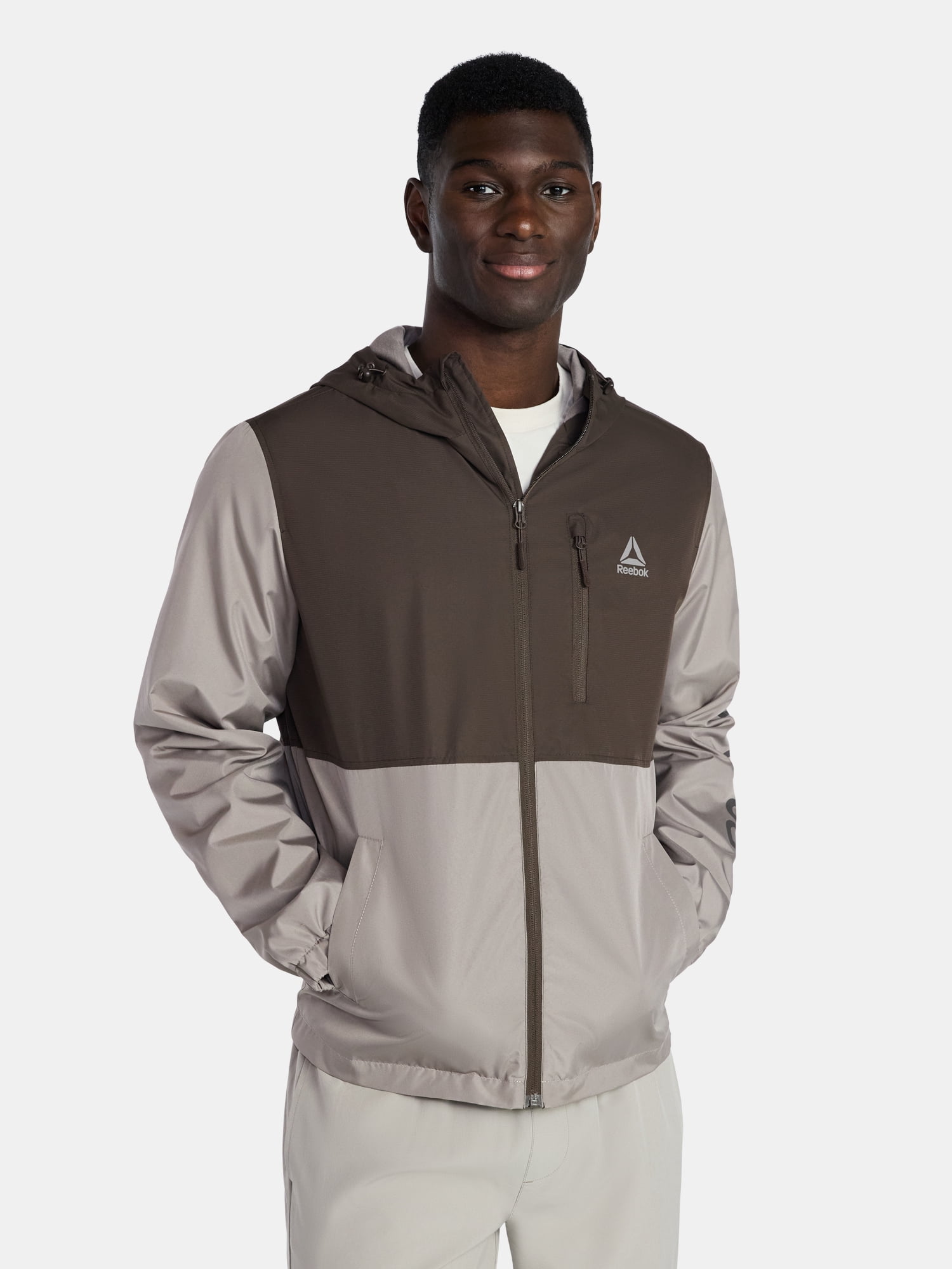 Reebok Men and Big Men's Jersey Lined Windbreaker, Sizes S-3XL