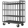 thumbnail image 5 of Durham OPT-3624-95 14 Gauge Steel Open Portable Shelf Truck with 4 Shelves - 36 x 24 x 58 in., 5 of 5