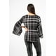 thumbnail image 4 of Blusa cuadros manga larga AMAD Casual para mujer Talla S, 4 of 5