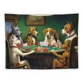 thumbnail image 5 of COMIO DOGS PLAYING POKER Flag Tapestries, Poker Wall Tapestry, Dogs Wall Hanging Flag, 5 of 7