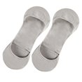thumbnail image 1 of Calcetines invisibles No Show 1 Par de Calcetines de Barco Ultrafinos Elásticos Suaves Y Suaves para Mujer - gris, unico gris Magideal Calcetines invisibles No Show, 1 of 7