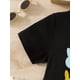 thumbnail image 4 of Cute Rabbits Round Neck T-shirt Tee Top Casual Soft Comfortable Boys And Girls Summer Clothes, 4 of 7