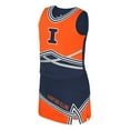 thumbnail image 2 of Girls Youth Colosseum Navy Illinois Fighting Illini Lollipop Park Cheer Two-Piece Set, 2 of 3