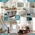 thumbnail image 7 of KIGOTY Kitchen Pantry Storage Cabinet, Double Tilt Out Trash Cabinets Freestanding Storage Cabinets, 2 Drawers and 1 Tilt Out Trash Cabinet, Kitchen, Dinning Room, Living Room, Blue, 7 of 7