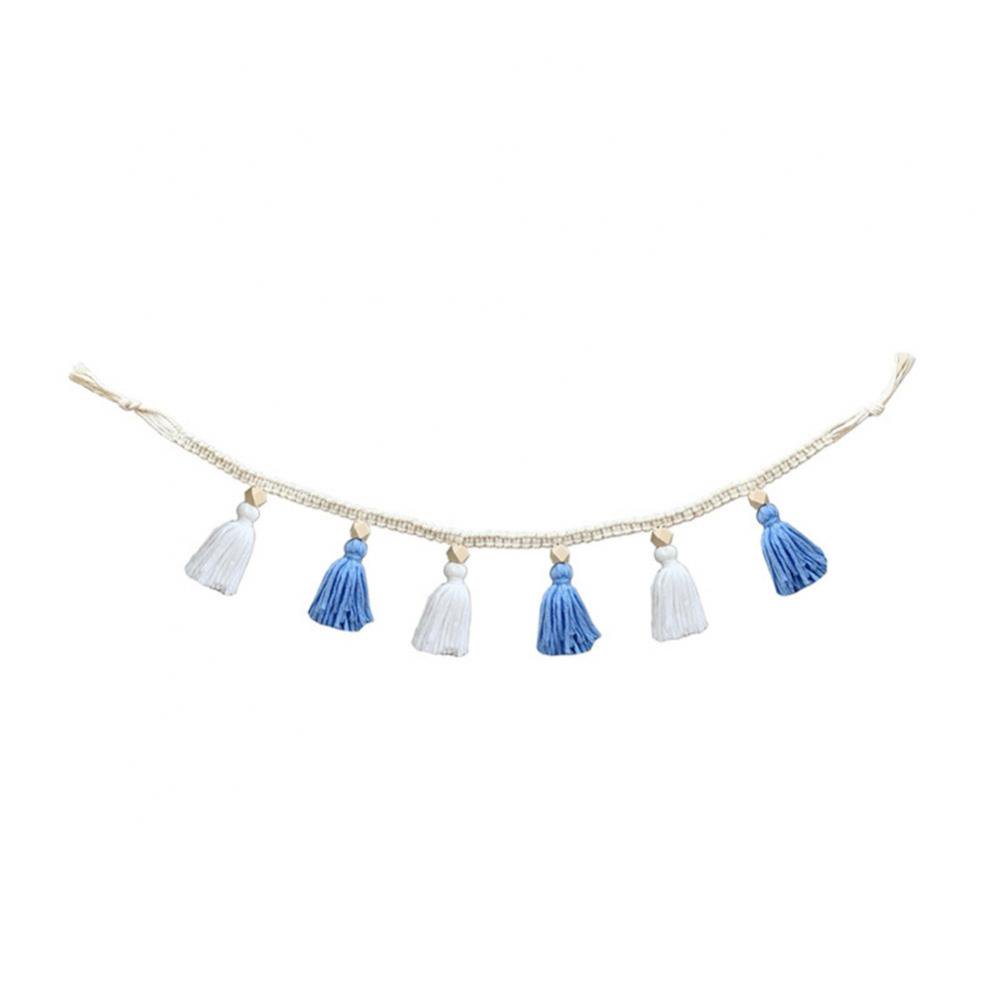 HULKLIFE Macrame Woven Hanging Fringe Garland Banner ...