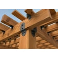 thumbnail image 5 of OZCO 56636 Laredo Sunset 8-inch Post to Beam Bolt Offset Connector, (2 per Pack), 5 of 6