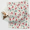 thumbnail image 6 of Yiaed Vintage Christmas Reindeer Print Dog Blankets-Cat Blanket Washable for Couch Protection,Puppy Blanket, Soft Plush Reversible Throw Furniture Protector-Large, 6 of 8