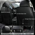 thumbnail image 2 of JIAMAOXIN Car Front Seat Covers, 2 Seats Fuax Leather Seat Covers Protector for Honda Civic 2020-2024 (2 Seats, Black), 2 of 5