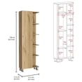 thumbnail image 2 of Light Oak Shade - Shelving for Display Items - Room Furnishing - Reliable Furniture for Home, 2 of 3