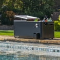 thumbnail image 5 of Permasteel 80-Qt Rolling Outdoor Cooler with Removable Basin, PS-223-BK, Black, 5 of 13
