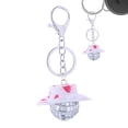 thumbnail image 2 of Mini Disco Ball | Mirror Disco Ball Keychain | Cowboy Hat Car Charm Rear View Mirror Decor Disco Ball-Bling Keychain Bag Decoration, 2 of 9