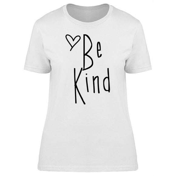 Playera Para Mujer - Se Amable. Garabatos Con Corazon Smartprints T-shirt