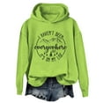 thumbnail image 2 of Long Sleeve Shirts for Women I Haven'T Been Everywhere But It'S On My List Funny Graphic Shirts Lightweight Sweatshirt Shirt Green, 2 of 4