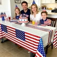 thumbnail image 6 of Kuroiy 4th of July Disposable Party Supplies Red White Blue Plastic Tableware for Independence Day, Memorial Day, Veterans Events and Family Gatherings, 6 of 6